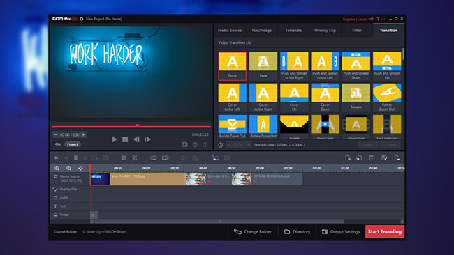 GOM Mix Pro is a very versatile video editor