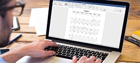 Sharing 2 very interesting ways to create your own calendar with Word applications