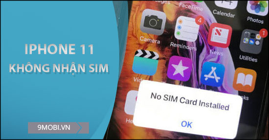 iphone 11 does not have sim card