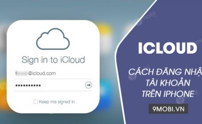 how to log in to iCloud on iphone