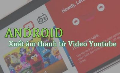 how to make sound youtube video on android