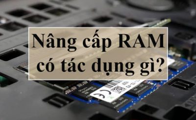 What does the information about upgrading RAM do?