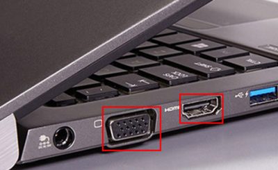 What is VGA port, HDMI port on laptop computer?  How to compare